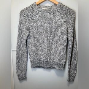 H&M Black and White Knit Sweater